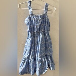 Penelope Mack Light Blue Eyelet Dress